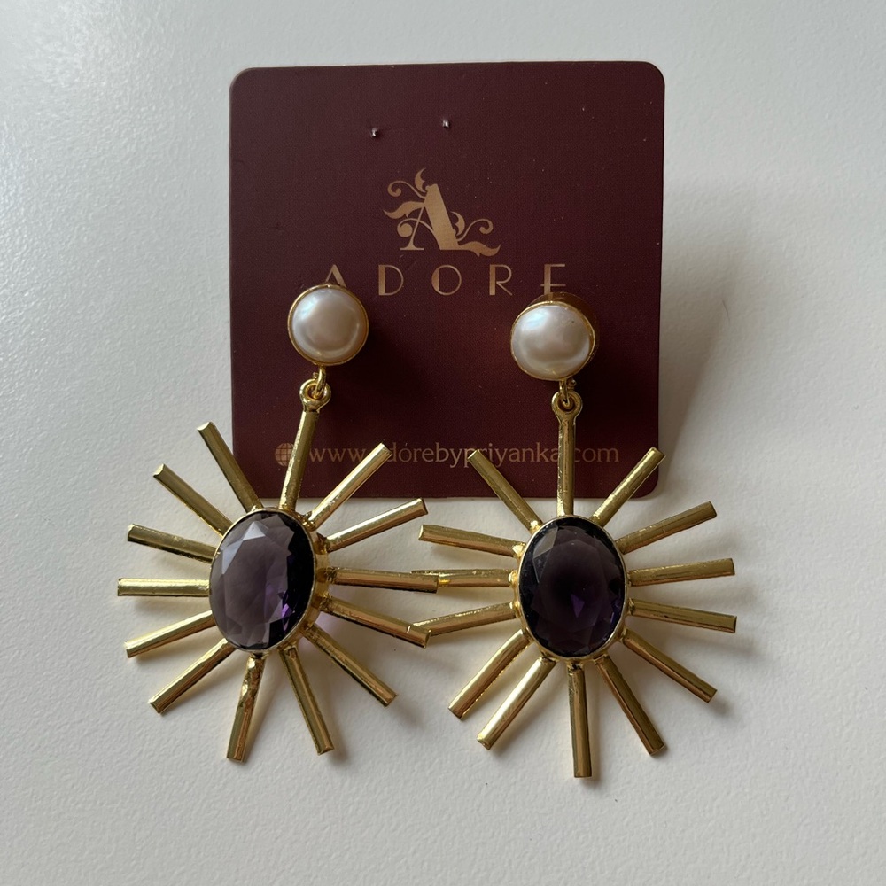Adore by Priyanka Starburst Earrings